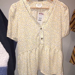 Sienna Sky floral blouse, size L (more of a M)